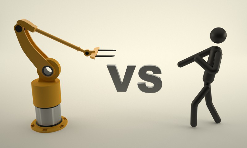 机器人对战人类，最终 AI 会取代劳动者吗？